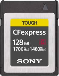 SONY CF Express Type A128GB Memory Card 4K Video