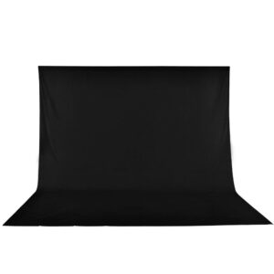 Black Solid Cloth 12x12 FT